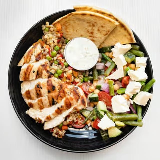 Chicken Gyro Bowl.