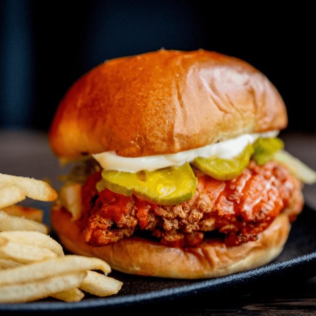 Crispy Buttermilk Chicken Sandwich.