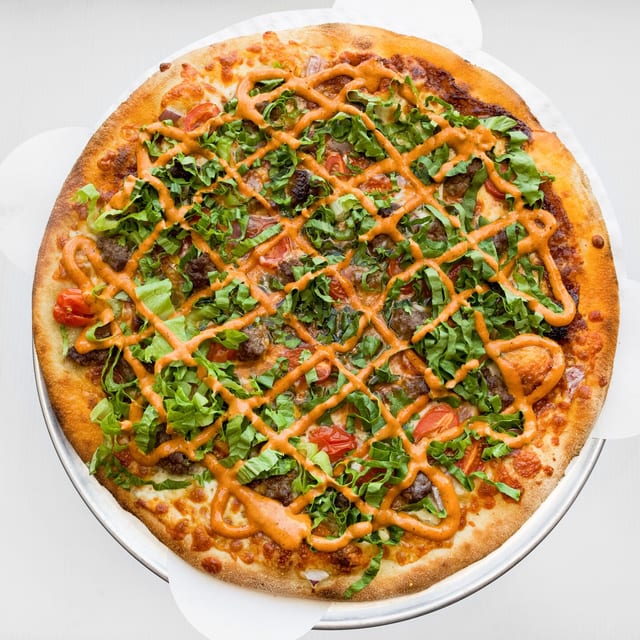 Smash Burger Pizza.
